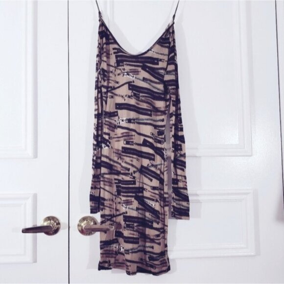 Vintage Grunge Rocker Chic Bodycon Dress - Picture 2 of 8